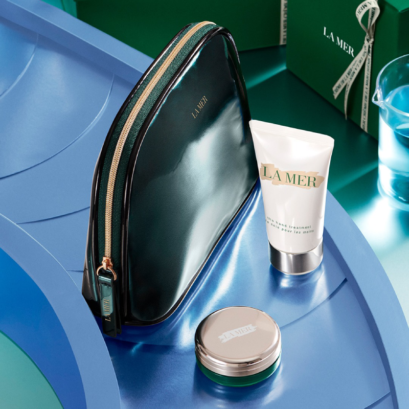  La Mer Pouch Cosmetic Travel Bag, La Mer Pouch Cosmetic Travel Bag รีวิว , La Mer Pouch Cosmetic Travel Bag ราคา,กระเป๋าเครื่องสําอางค์ La mer, กระเป๋า La mer 